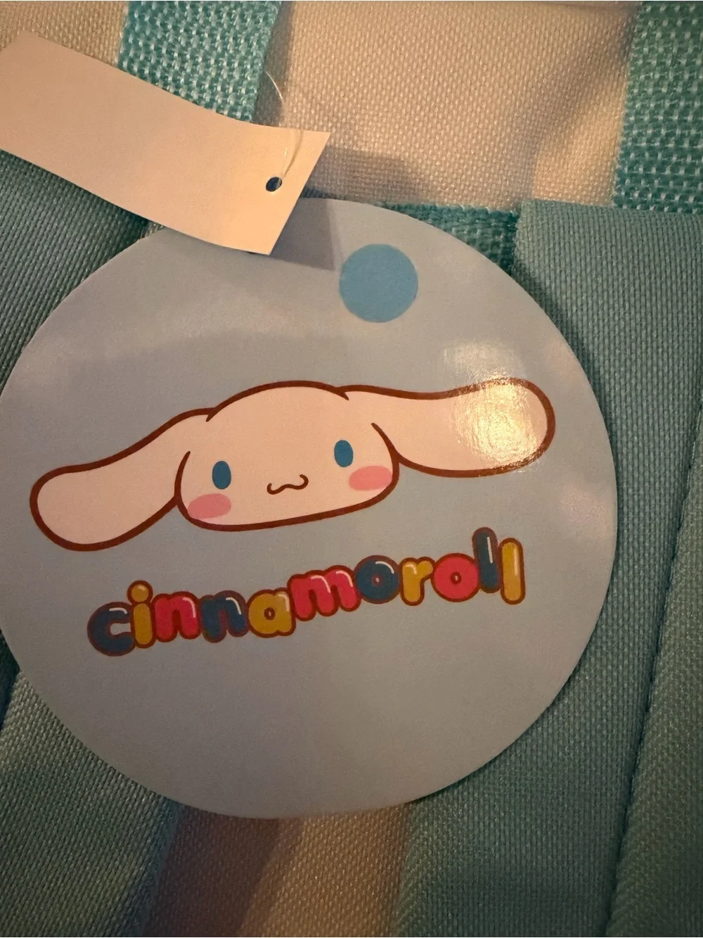Sanrio Cinnamoroll Light Blue and White Plush-Ear Backpack